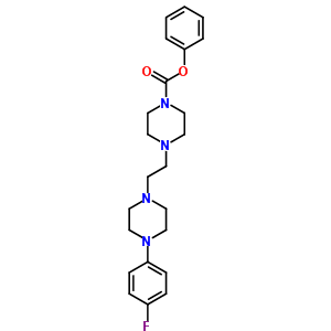 65274-71-7  phenyl 4-{2-[4-(4-fluorophenyl)piperazin-1-yl]ethyl}piperazine-1-carboxylate