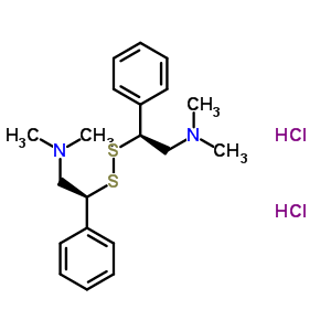 65376-34-3  (2S,2'S)-2,2'-disulfanediylbis(N,N-dimethyl-2-phenylethanamine) dihydrochloride