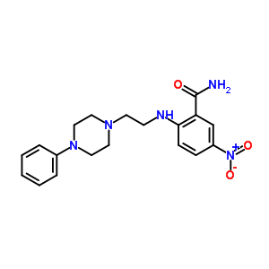 65883-77-4  5-nitro-2-{[2-(4-phenylpiperazin-1-yl)ethyl]amino}benzamide