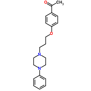 66118-10-3  1-{4-[3-(4-phenylpiperazin-1-yl)propoxy]phenyl}ethanone