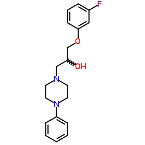 66307-48-0  1-(3-fluorophenoxy)-3-(4-phenylpiperazin-1-yl)propan-2-ol