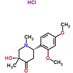 66439-92-7  (2S,5R)-2-(2,4-dimethoxyphenyl)-5-hydroxy-1,5-dimethylpiperidin-4-one hydrochloride