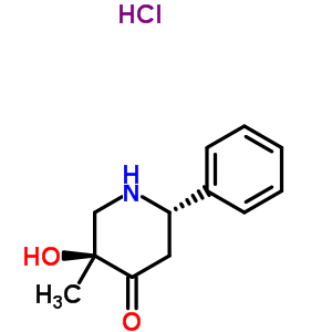 66440-01-5  (2S,5S)-5-hydroxy-5-methyl-2-phenylpiperidin-4-one hydrochloride