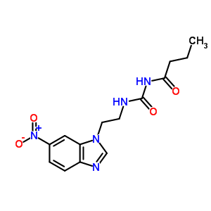 66473-21-0  N-{[2-(6-nitro-1H-benzimidazol-1-yl)ethyl]carbamoyl}butanamide