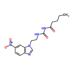 66473-24-3  N-{[2-(6-nitro-1H-benzimidazol-1-yl)ethyl]carbamoyl}pentanamide