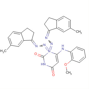 620975-56-6  2,4(1H,3H)-Pyrimidinedione, 6-[(2-methoxyphenyl)amino]-,bis[(2,3-dihydro-6-methyl-1H-inden-1-ylidene)hydrazone]