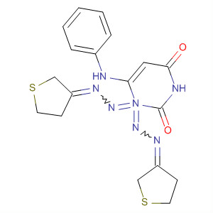 620976-25-2  2,4(1H,3H)-Pyrimidinedione, 6-(phenylamino)-,bis[(dihydro-3(2H)-thienylidene)hydrazone]