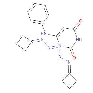 620977-05-1  2,4(1H,3H)-Pyrimidinedione, 6-(phenylamino)-,bis(cyclobutylidenehydrazone)