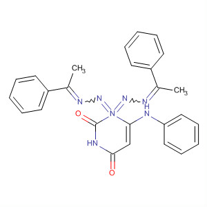 620977-06-2  2,4(1H,3H)-Pyrimidinedione, 6-(phenylamino)-,bis[(1-phenylethylidene)hydrazone]