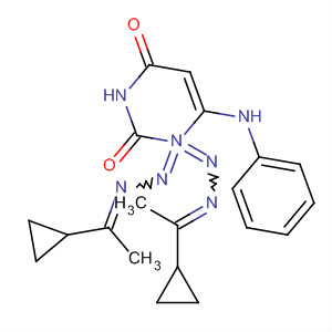 620977-08-4  2,4(1H,3H)-Pyrimidinedione, 6-(phenylamino)-,bis[(1-cyclopropylethylidene)hydrazone]