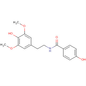 62098-65-1  Benzamide, 4-hydroxy-N-[2-(4-hydroxy-3,5-dimethoxyphenyl)ethyl]-