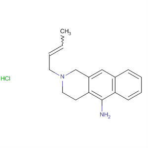 62100-63-4  Benz[g]isoquinolin-5-amine, 2-(2-butenyl)-1,2,3,4-tetrahydro-,monohydrochloride