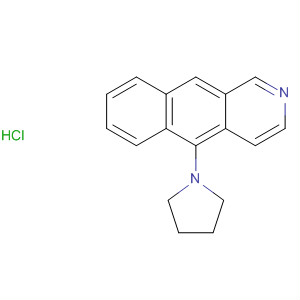 62100-73-6  Benz[g]isoquinoline, 1,2,3,4-tetrahydro-5-(1H-pyrrol-1-yl)-,monohydrochloride