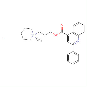 62101-86-4  Piperidinium,1-methyl-1-[3-[[(2-phenyl-4-quinolinyl)carbonyl]oxy]propyl]-, iodide