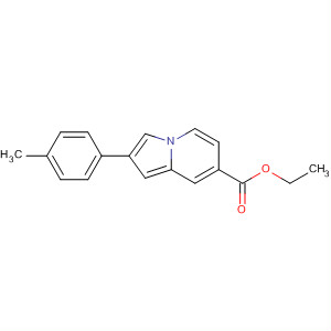62103-39-3  7-Indolizinecarboxylic acid, 2-(4-methylphenyl)-, ethyl ester