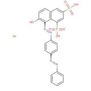 62106-28-9  1,3-Naphthalenedisulfonic acid,7-hydroxy-8-[[4-(phenylazo)phenyl]azo]-, barium salt (1:1)