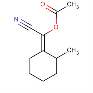 62115-10-0  Acetonitrile, (acetyloxy)(2-methylcyclohexylidene)-, (Z)-