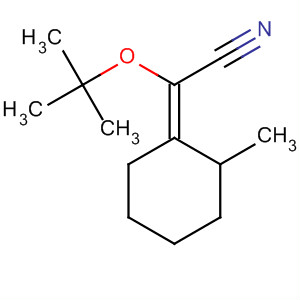 62115-28-0  Acetonitrile, (1,1-dimethylethoxy)(2-methylcyclohexylidene)-, (E)-