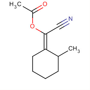 62115-36-0  Acetonitrile, (acetyloxy)(2-methylcyclohexylidene)-, (E)-