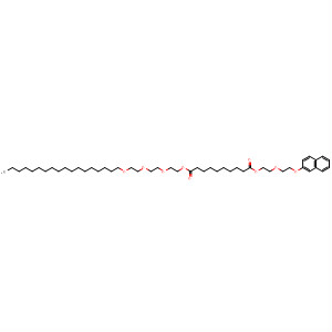 62133-92-0  Decanedioic acid, 2-[2-(2-naphthalenyloxy)ethoxy]ethyl2-[2-[2-(octadecyloxy)ethoxy]ethoxy]ethyl ester