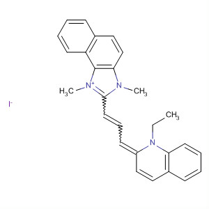 62148-12-3  1H-Naphth[1,2-d]imidazolium,2-[3-(1-ethyl-2(1H)-quinolinylidene)-1-propenyl]-1,3-dimethyl-, iodide