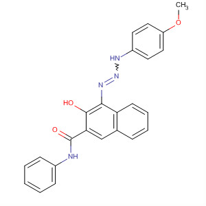 62148-35-0  2-Naphthalenecarboxamide,3-hydroxy-4-[3-(4-methoxyphenyl)-1-triazenyl]-N-phenyl-