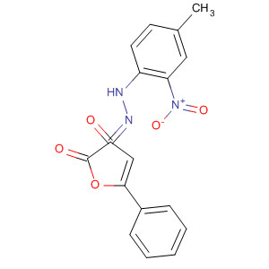 62160-67-2  2,3-Furandione, 5-phenyl-, 3-[(4-methyl-2-nitrophenyl)hydrazone]