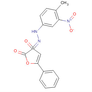 62160-68-3  2,3-Furandione, 5-phenyl-, 3-[(4-methyl-3-nitrophenyl)hydrazone]