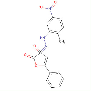 62160-69-4  2,3-Furandione, 5-phenyl-, 3-[(2-methyl-5-nitrophenyl)hydrazone]