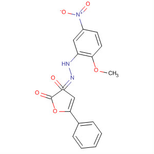 62160-71-8  2,3-Furandione, 5-phenyl-, 3-[(2-methoxy-5-nitrophenyl)hydrazone]