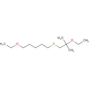 62162-17-8  Pentane, 1-ethoxy-5-[(2-ethoxy-2-methylpropyl)thio]-