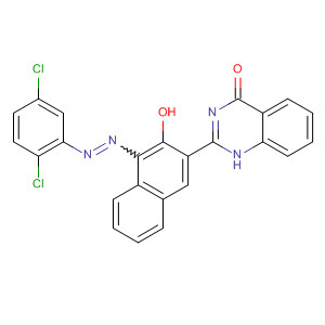 62163-29-5  4(1H)-Quinazolinone,2-[4-[(2,5-dichlorophenyl)azo]-3-hydroxy-2-naphthalenyl]-