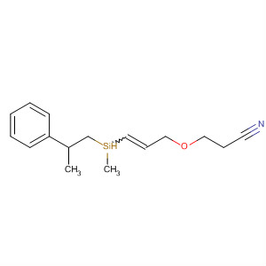 62172-17-2  Propanenitrile, 3-[[3-[methyl(2-phenylpropyl)silyl]-2-propenyl]oxy]-