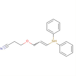 62172-21-8  Propanenitrile, 3-[[3-(diphenylsilyl)-2-propenyl]oxy]-