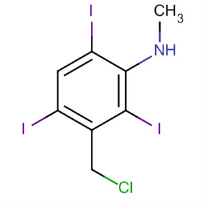 62179-93-5  Benzenamine, 3-(chloromethyl)-2,4,6-triiodo-N-methyl-