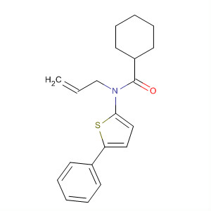 62188-02-7  Cyclohexanecarboxamide, N-(5-phenyl-2-thienyl)-N-2-propenyl-