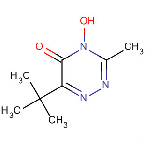 62191-27-9  1,2,4-Triazin-5(4H)-one, 6-(1,1-dimethylethyl)-4-hydroxy-3-methyl-