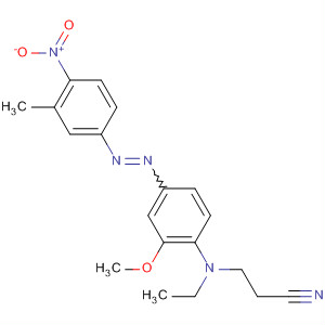 62194-13-2  Propanenitrile,3-[ethyl[2-methoxy-4-[(3-methyl-4-nitrophenyl)azo]phenyl]amino]-