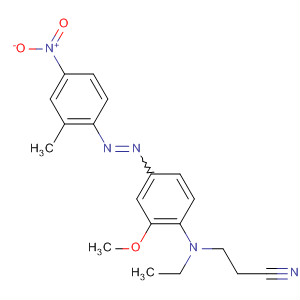 62194-14-3  Propanenitrile,3-[ethyl[2-methoxy-4-[(2-methyl-4-nitrophenyl)azo]phenyl]amino]-