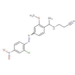 62194-16-5  Propanenitrile,3-[[4-[(2-chloro-4-nitrophenyl)azo]-2-methoxyphenyl]ethylamino]-