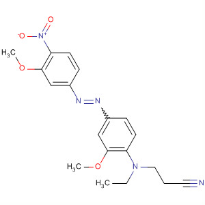 62194-21-2  Propanenitrile,3-[ethyl[2-methoxy-4-[(3-methoxy-4-nitrophenyl)azo]phenyl]amino]-