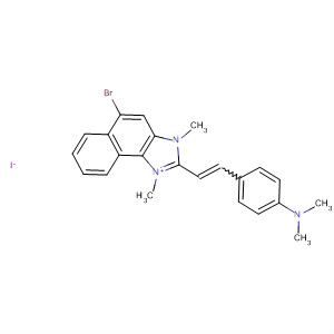 62196-29-6  1H-Naphth[1,2-d]imidazolium,5-bromo-2-[2-[4-(dimethylamino)phenyl]ethenyl]-1,3-dimethyl-, iodide