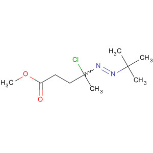 62204-26-6  Pentanoic acid, 4-chloro-4-[(1,1-dimethylethyl)azo]-, methyl ester