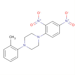 62208-59-7  Piperazine, 1-(2,4-dinitrophenyl)-4-(2-methylphenyl)-