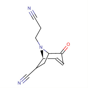 62214-77-1  8-Azabicyclo[3.2.1]oct-2-ene-8-propanenitrile, 7-cyano-4-oxo-, endo-