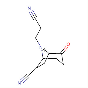 62214-92-0  8-Azabicyclo[3.2.1]octane-8-propanenitrile, 6-cyano-2-oxo-, exo-