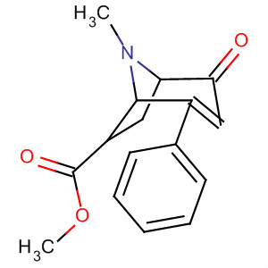 62215-06-9  8-Azabicyclo[3.2.1]oct-3-ene-6-carboxylic acid,8-methyl-2-oxo-4-phenyl-, methyl ester, endo-