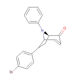 62215-29-6  8-Azabicyclo[3.2.1]oct-3-en-2-one, 6-(4-bromophenyl)-8-phenyl-, endo-