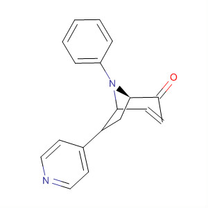 62215-30-9  8-Azabicyclo[3.2.1]oct-3-en-2-one, 8-phenyl-6-(4-pyridinyl)-, endo-