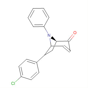 62215-31-0  8-Azabicyclo[3.2.1]oct-3-en-2-one, 6-(4-chlorophenyl)-8-phenyl-, endo-